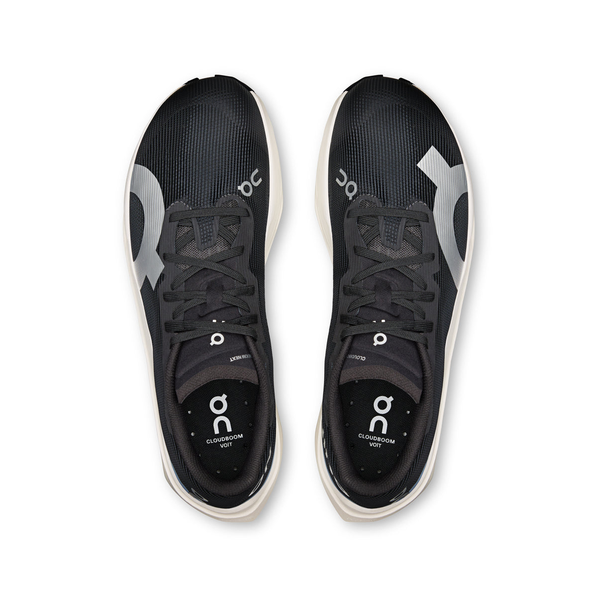 On Cloudboom Volt - Men's in White / Black - view 2