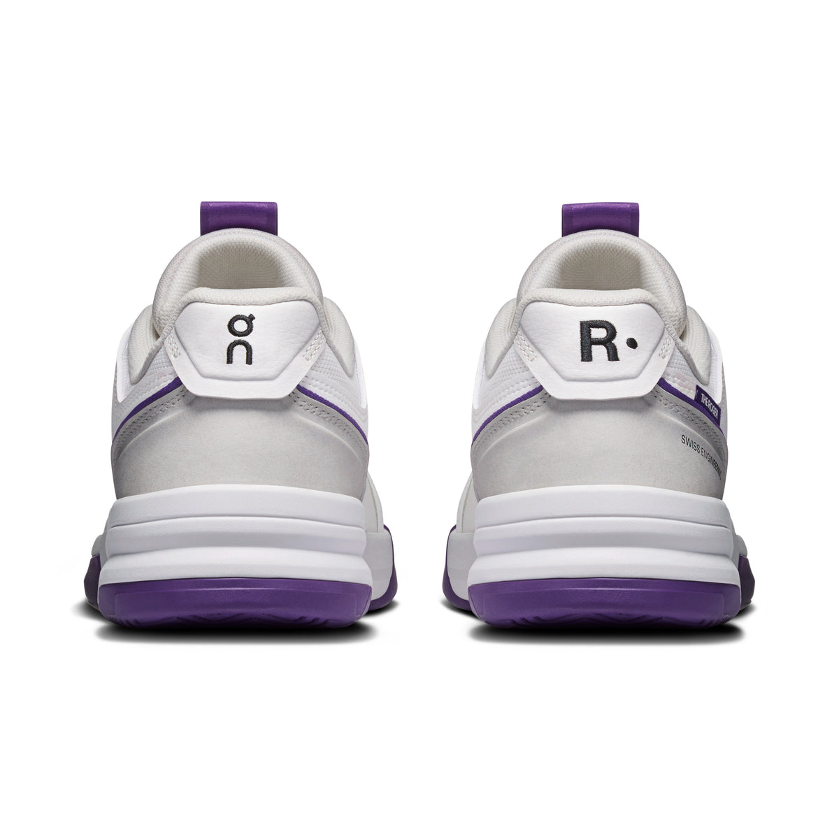 On THE ROGER Clubhouse Pro 2 - Women's in White / Amethyst - view 5