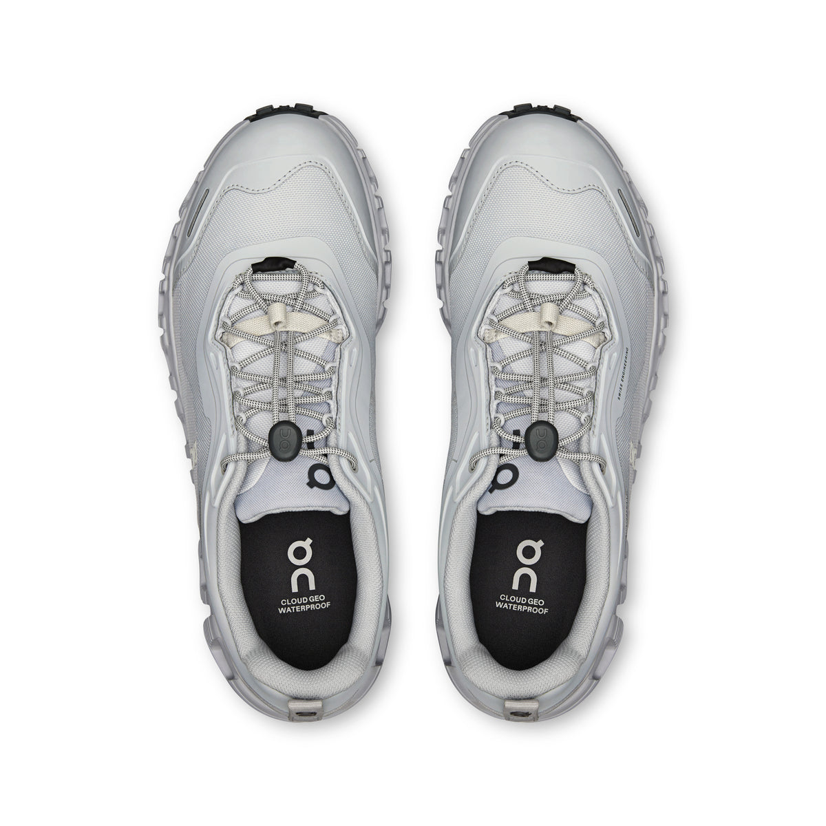 On Cloud 6 Geo Waterproof - Women's in Wolf / Wolf - view 2
