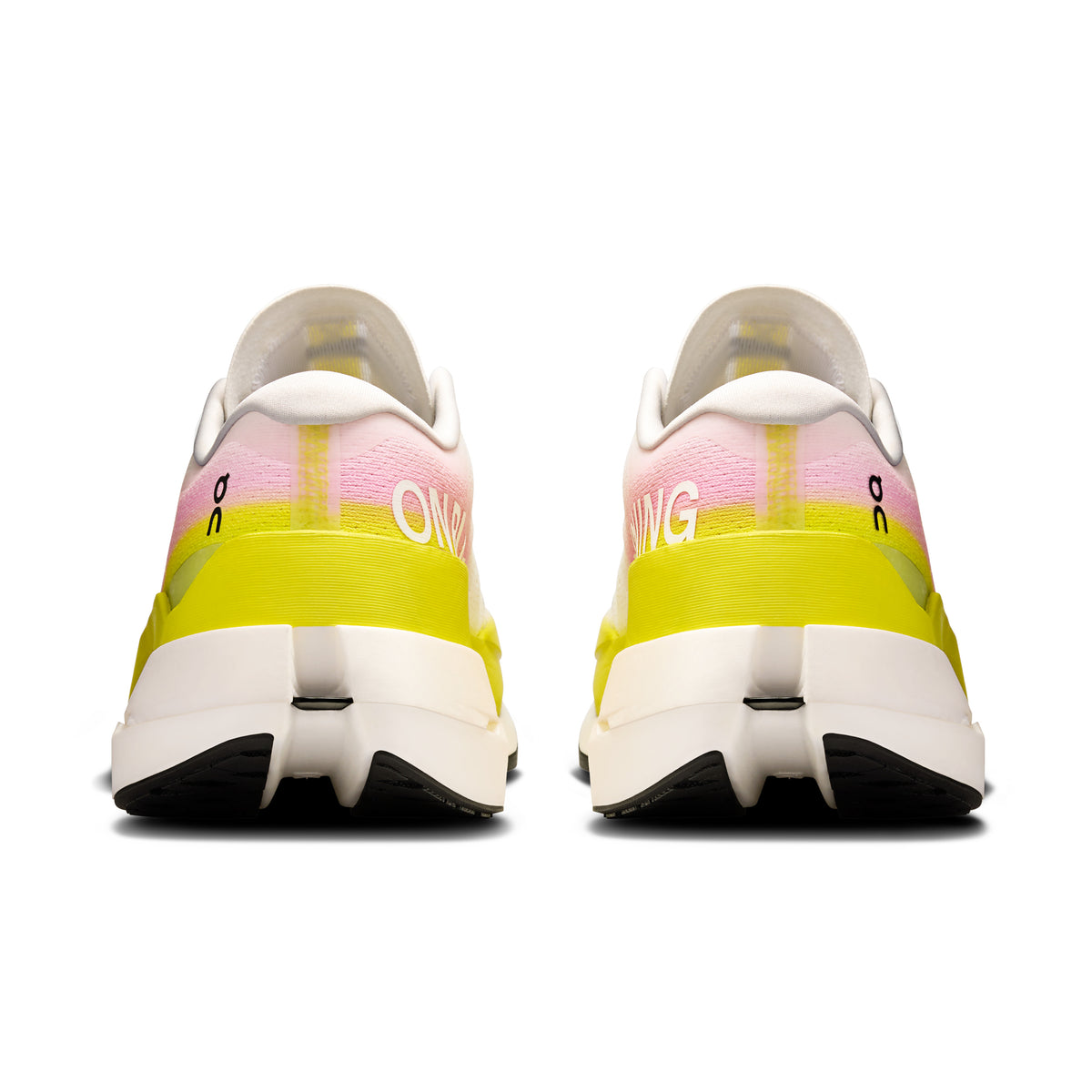 On Cloudboom Max - Men's in Lime / Raspberry - view 5