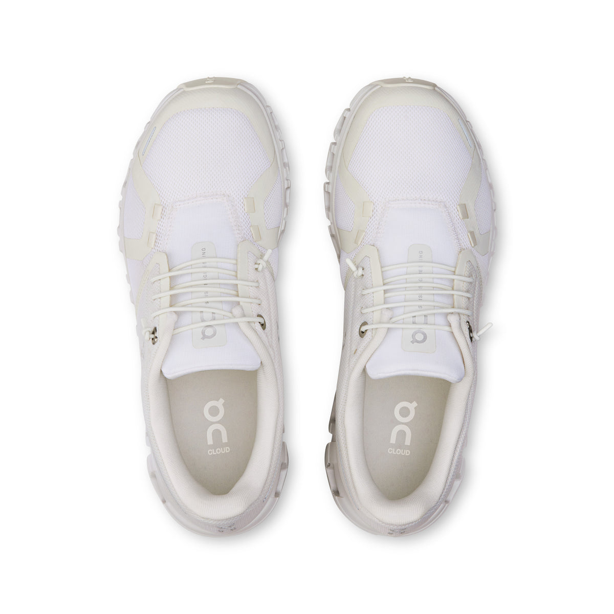 On Cloud 6 Wide - Women's in White / White - view 2