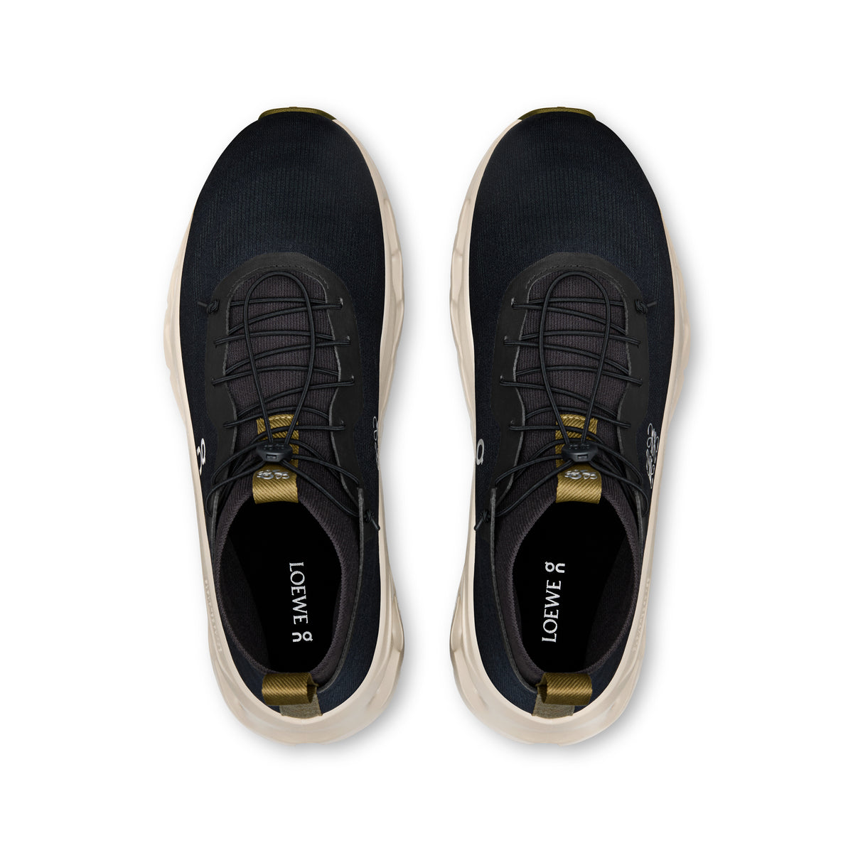 On Cloudtilt Hi LOEWE - Men's in Black / Oatmeal / Olive - view 2