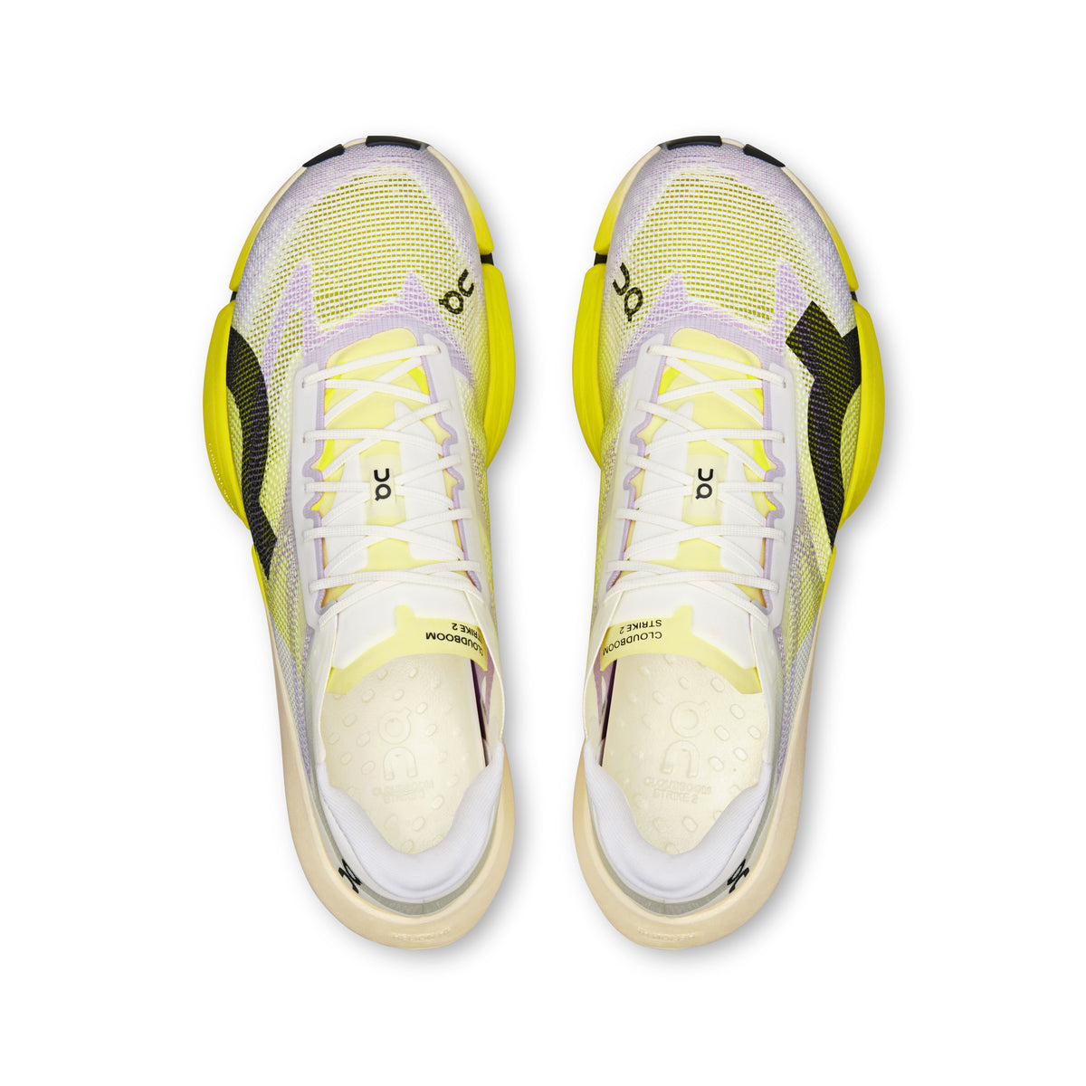 On Cloudboom Strike 2 - Unisex in White / Lime - view 2