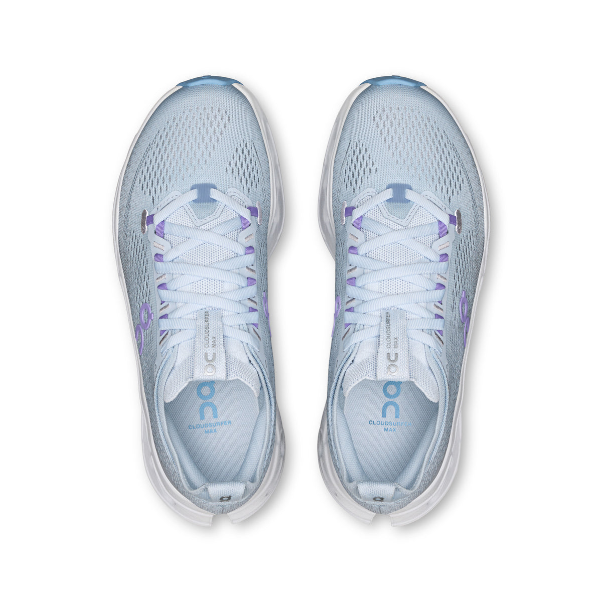 On Cloudsurfer Max - Women's - Limited Edition Heather / Glacier in Heather / Glacier - view 2