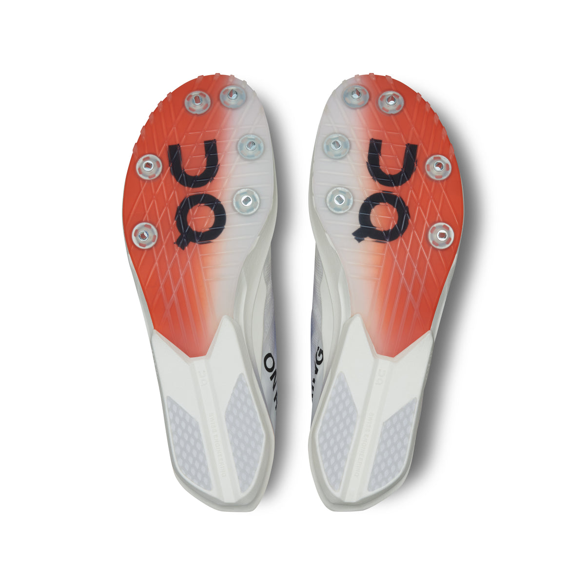 On Cloudspike Citius - Men's in White / Flame - view 3