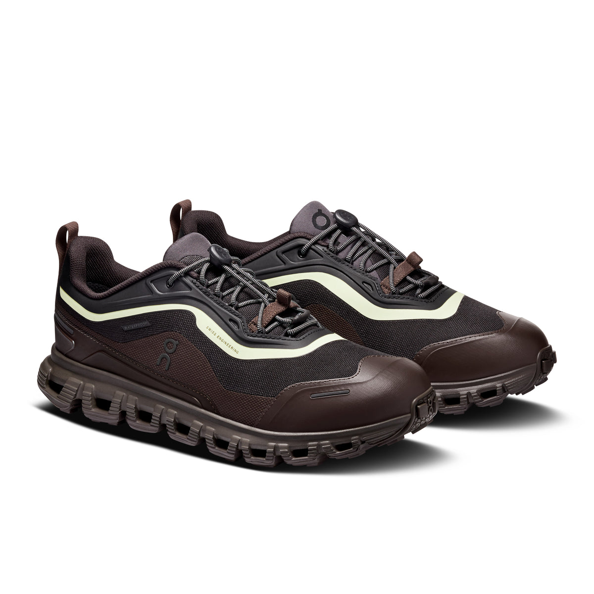 On Cloud 6 Geo Waterproof - Women's in Black / Lima - view 6
