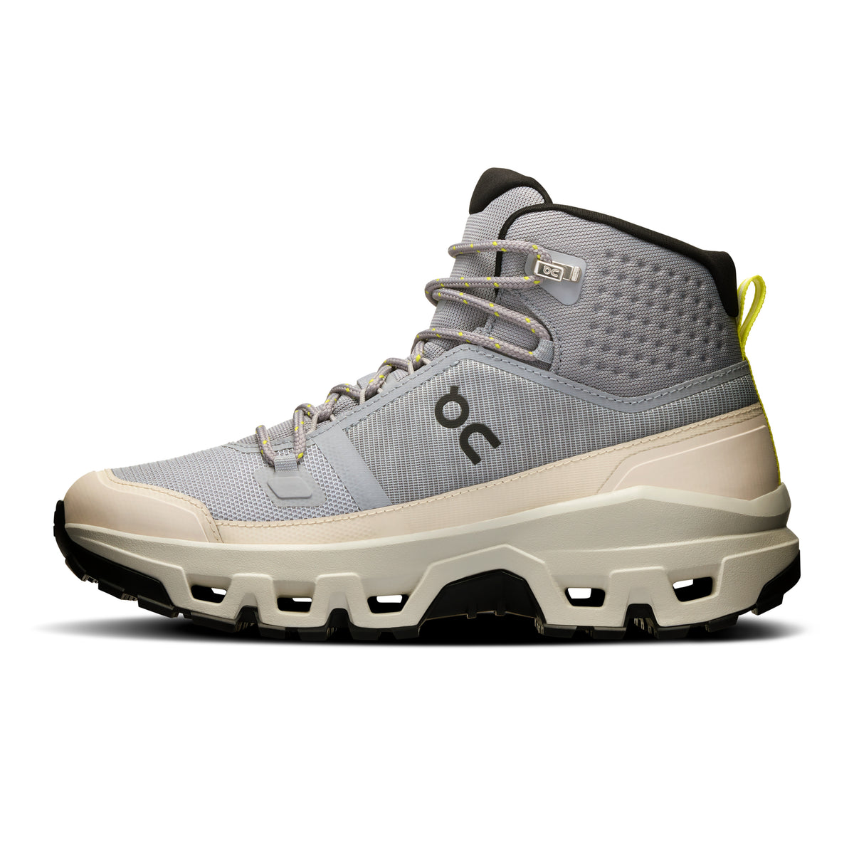 On Cloudrock Mid Waterproof - Women's in Alloy / Ice - view 4