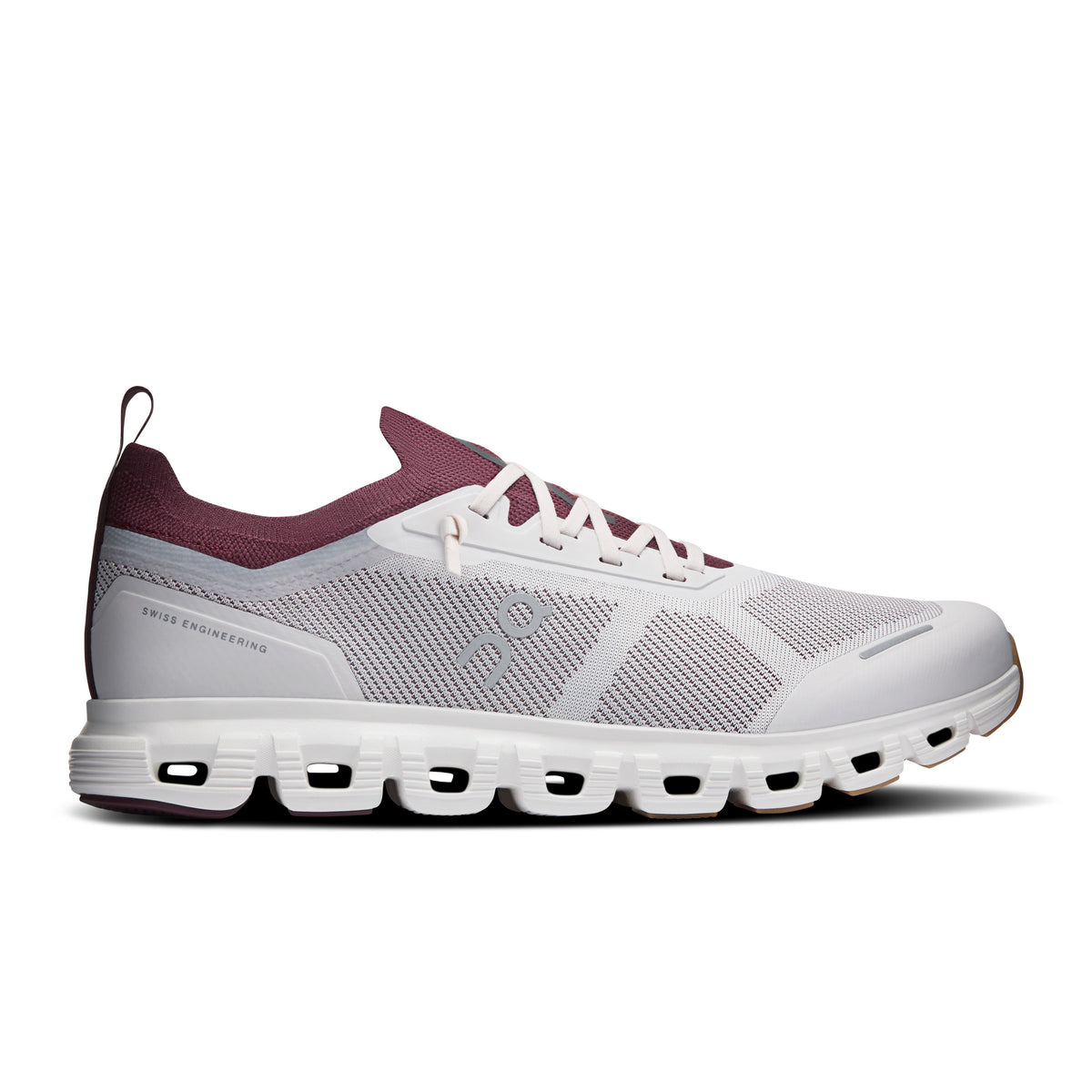 On Cloud 6 Versa - Men's in Silver / Maroon - primary view