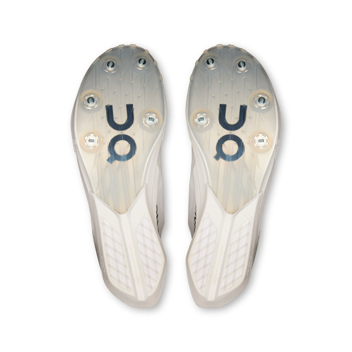 On Cloudspike Amplius 2 - Women's in White / Frost - view 3
