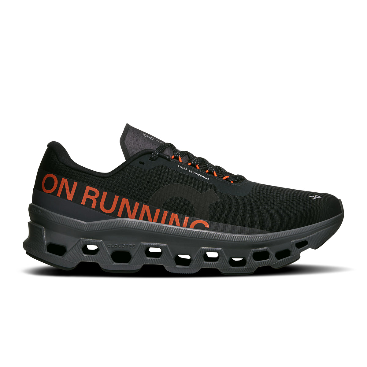 On Cloudmonster 1 - Men's - Limited Edition Black / Black in Black / Eclipse - primary view