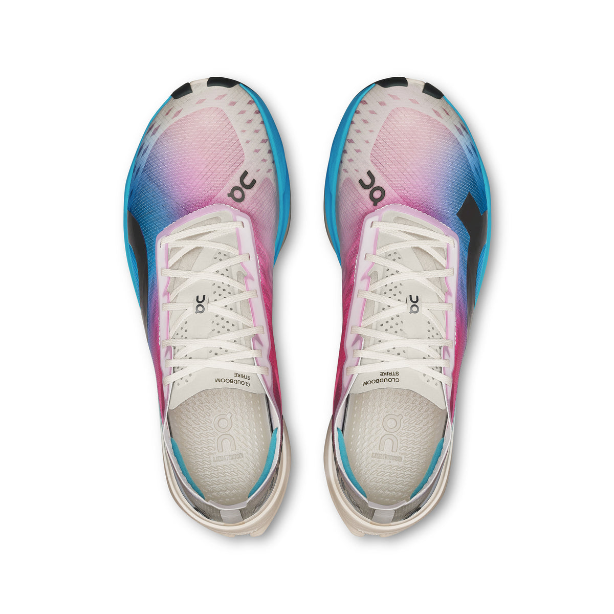 On Cloudboom Strike - Men's in White / Horizon - view 2