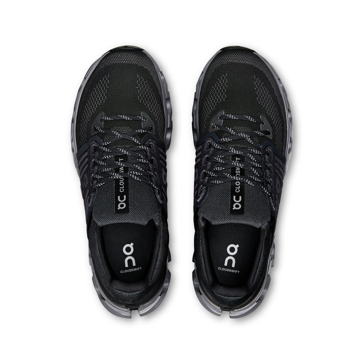 On Cloudswift 4 AD - Men's in Black / Rock - view 2