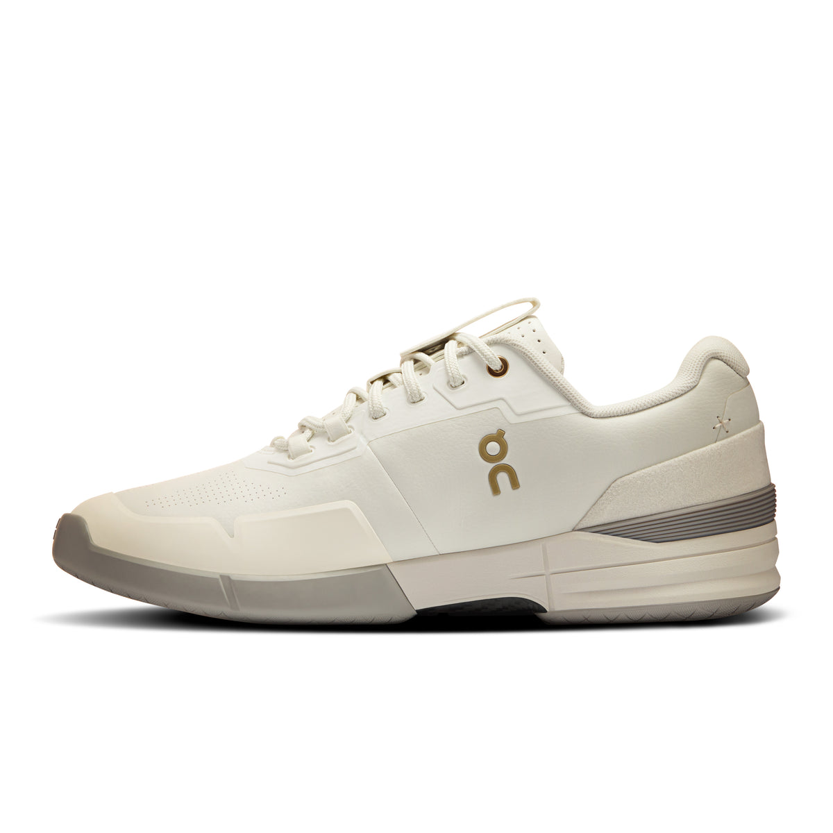 On THE ROGER Pro Ace - Men's in Ivory / Fog - view 4