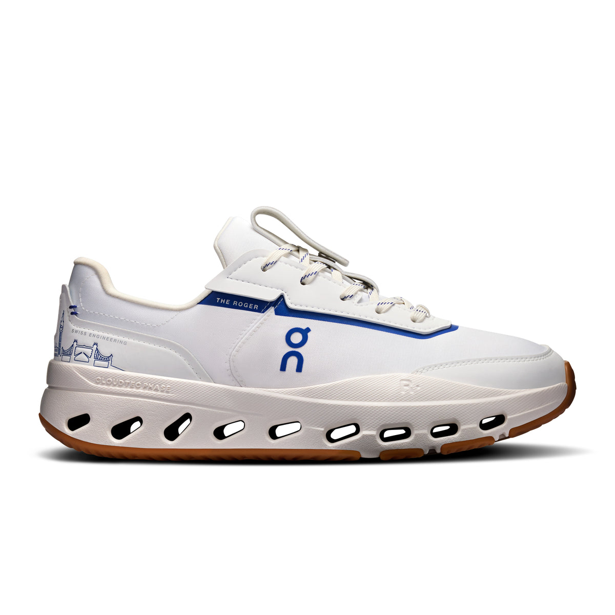 On THE ROGER Wildcard LC - Women's in White / Indigo - primary view