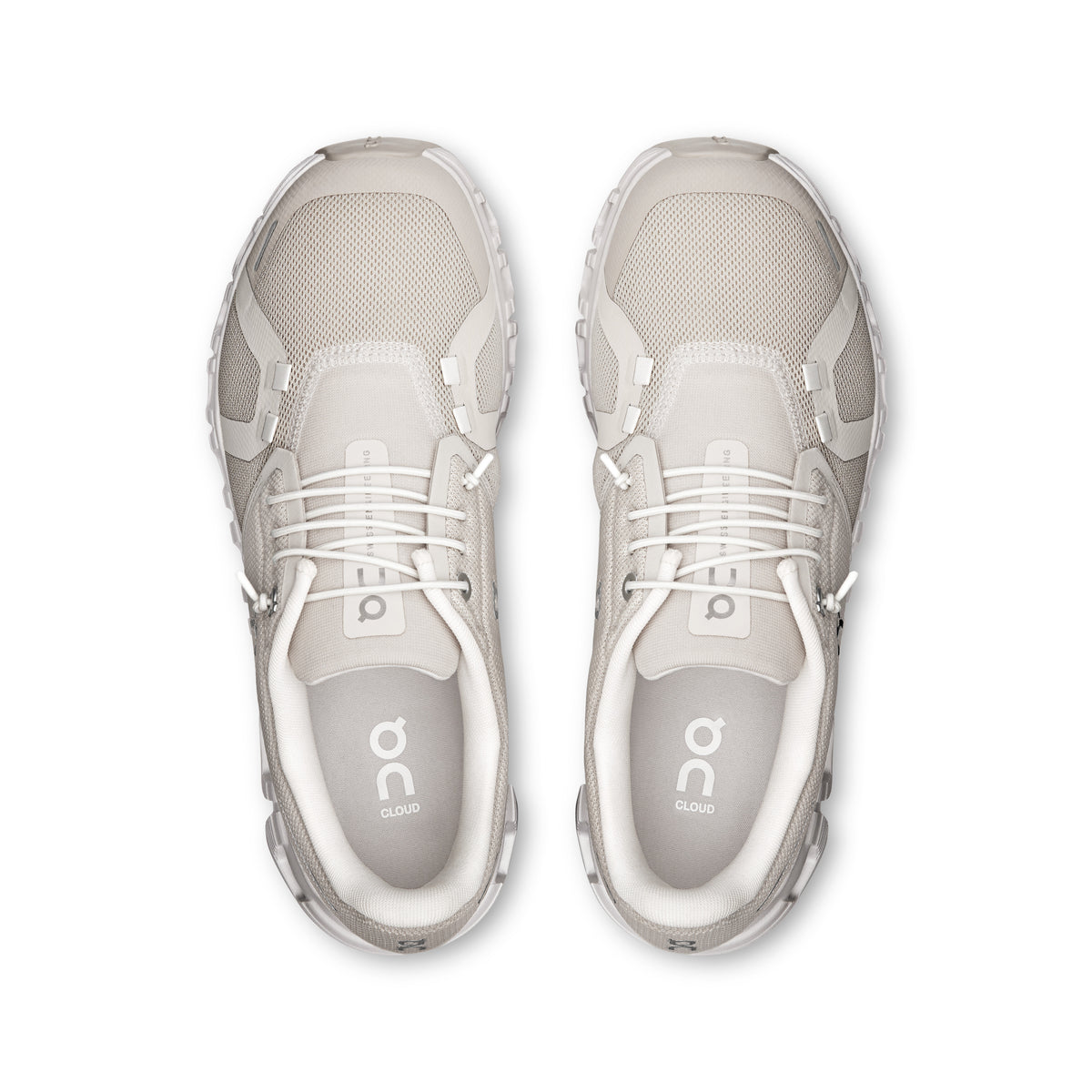 On Cloud 6 Wide - Women's in Pearl / White - view 2