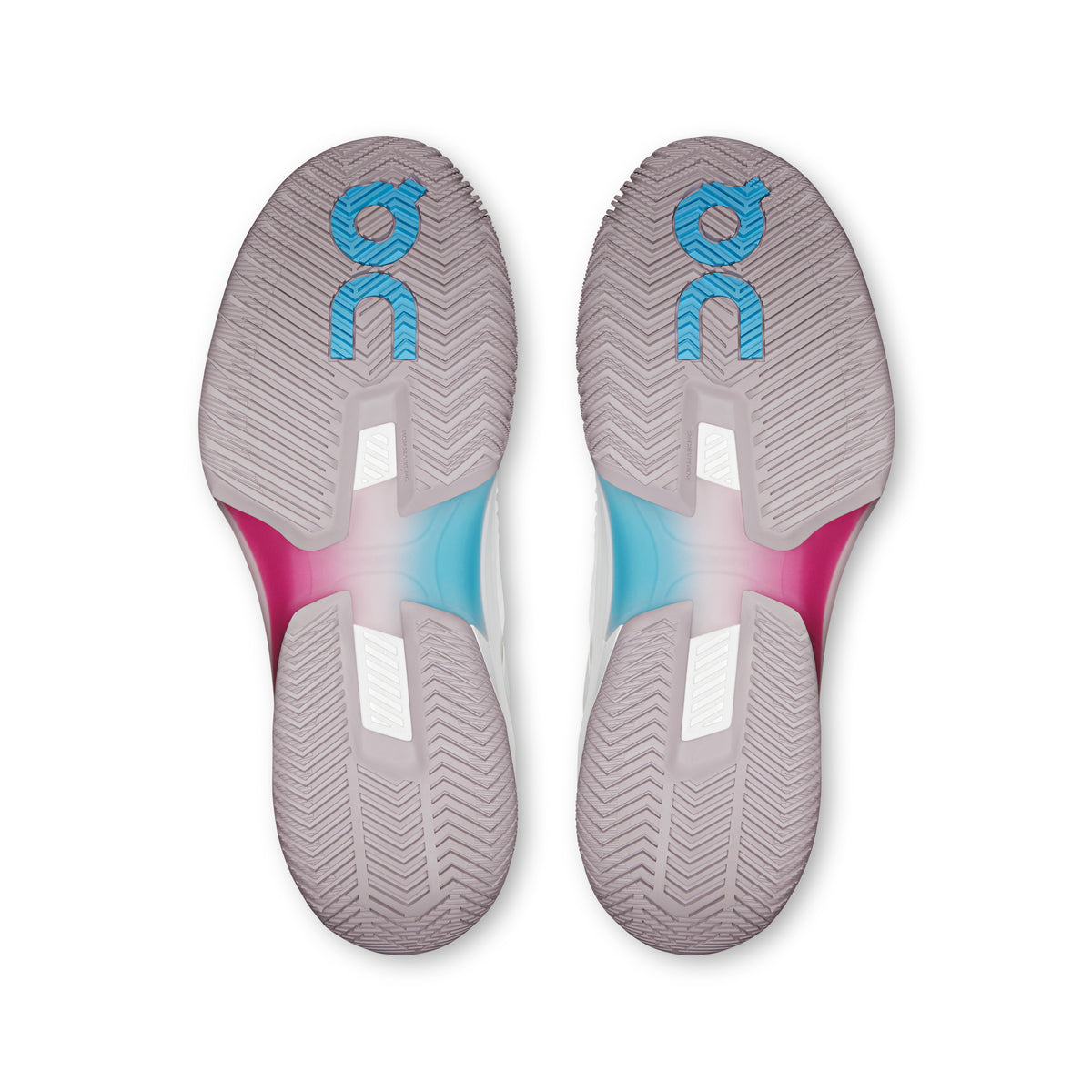 On THE ROGER Pro Fire - Men's in White / Pink - view 3
