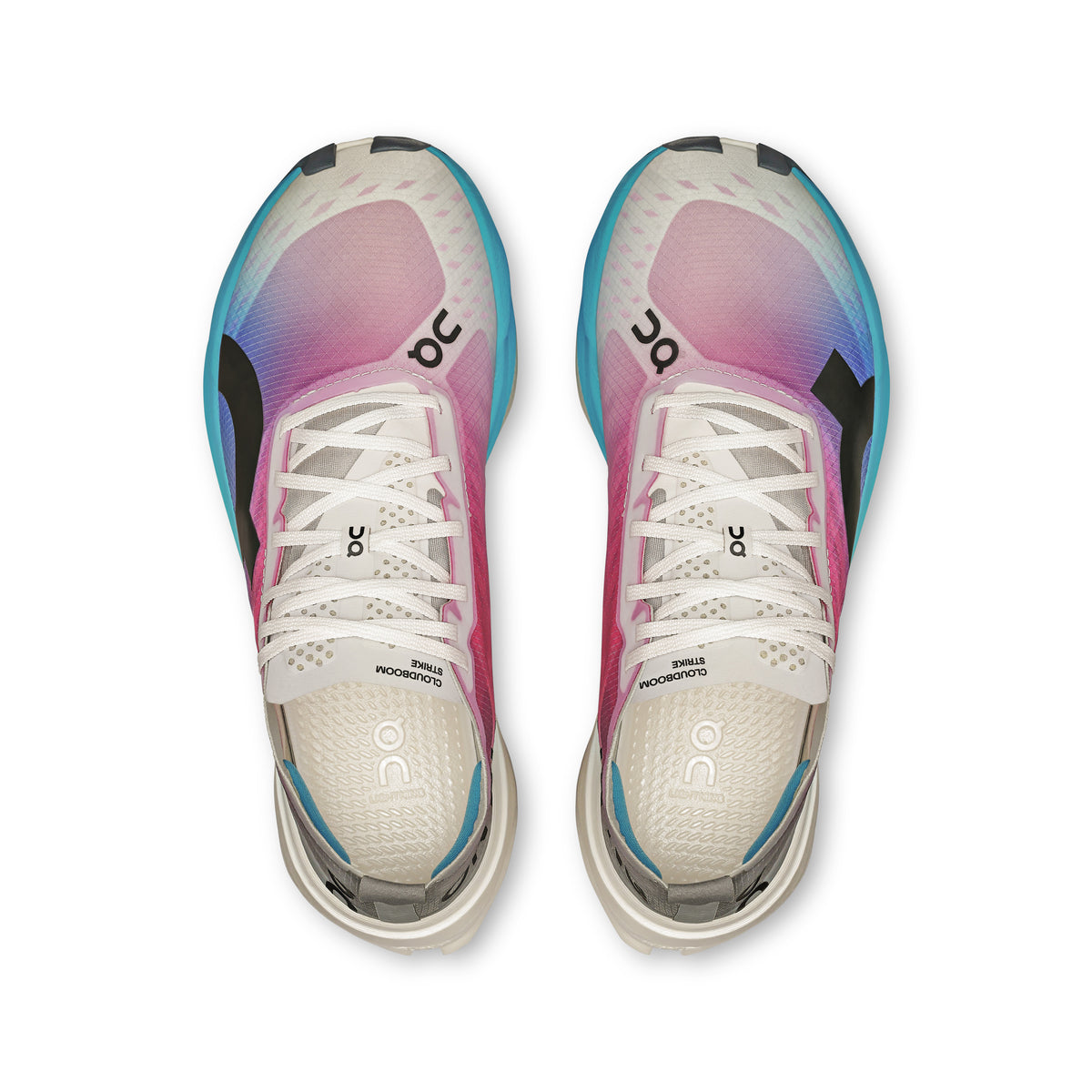 On Cloudboom Strike - Women's in White / Horizon - view 2