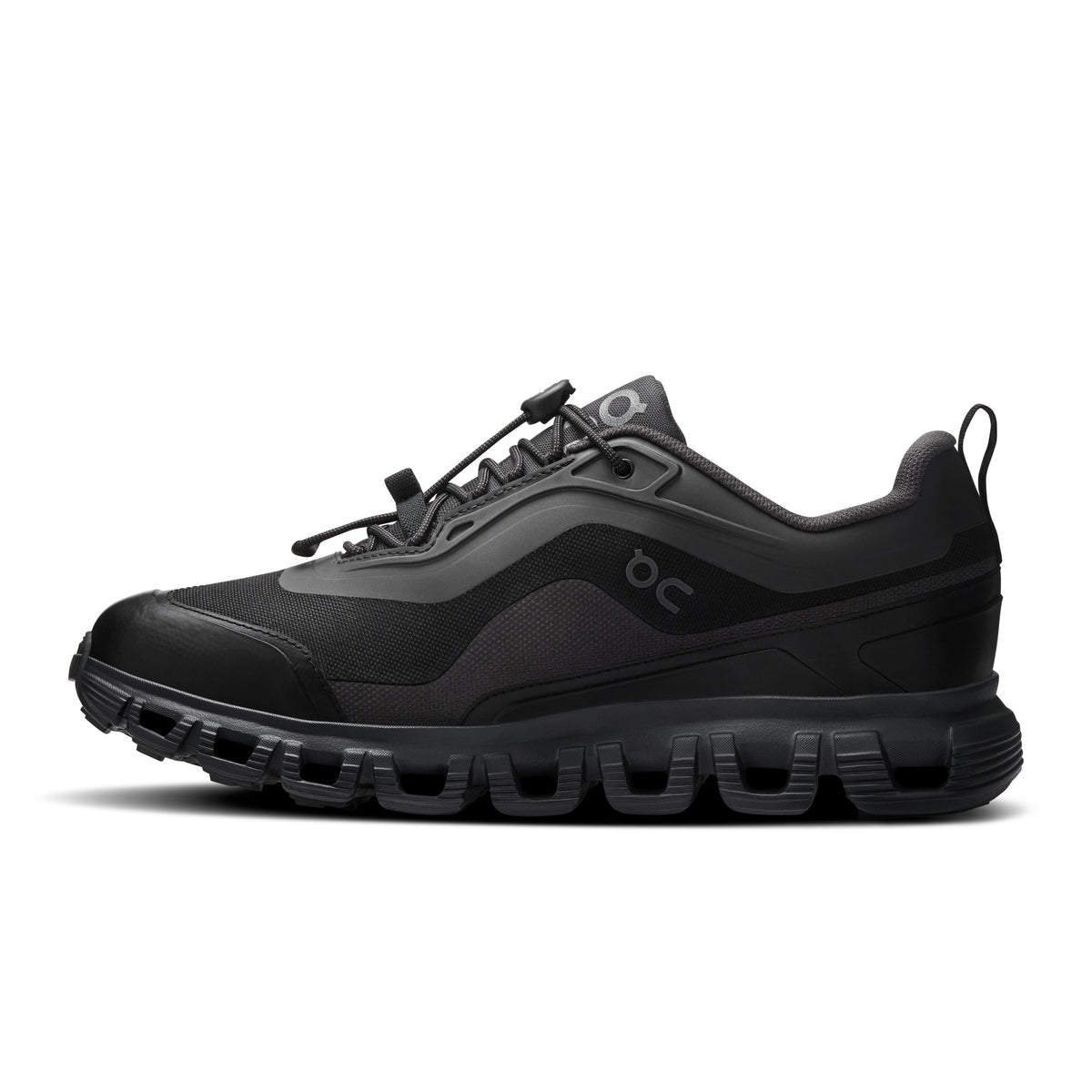On Cloud 6 Geo Waterproof - Women's in Black / Black - view 4