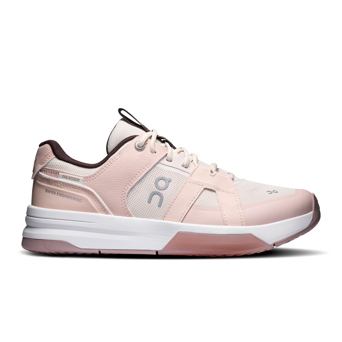 On THE ROGER Clubhouse Pro 2 Clay - Women's in Oyster / Doe - primary view