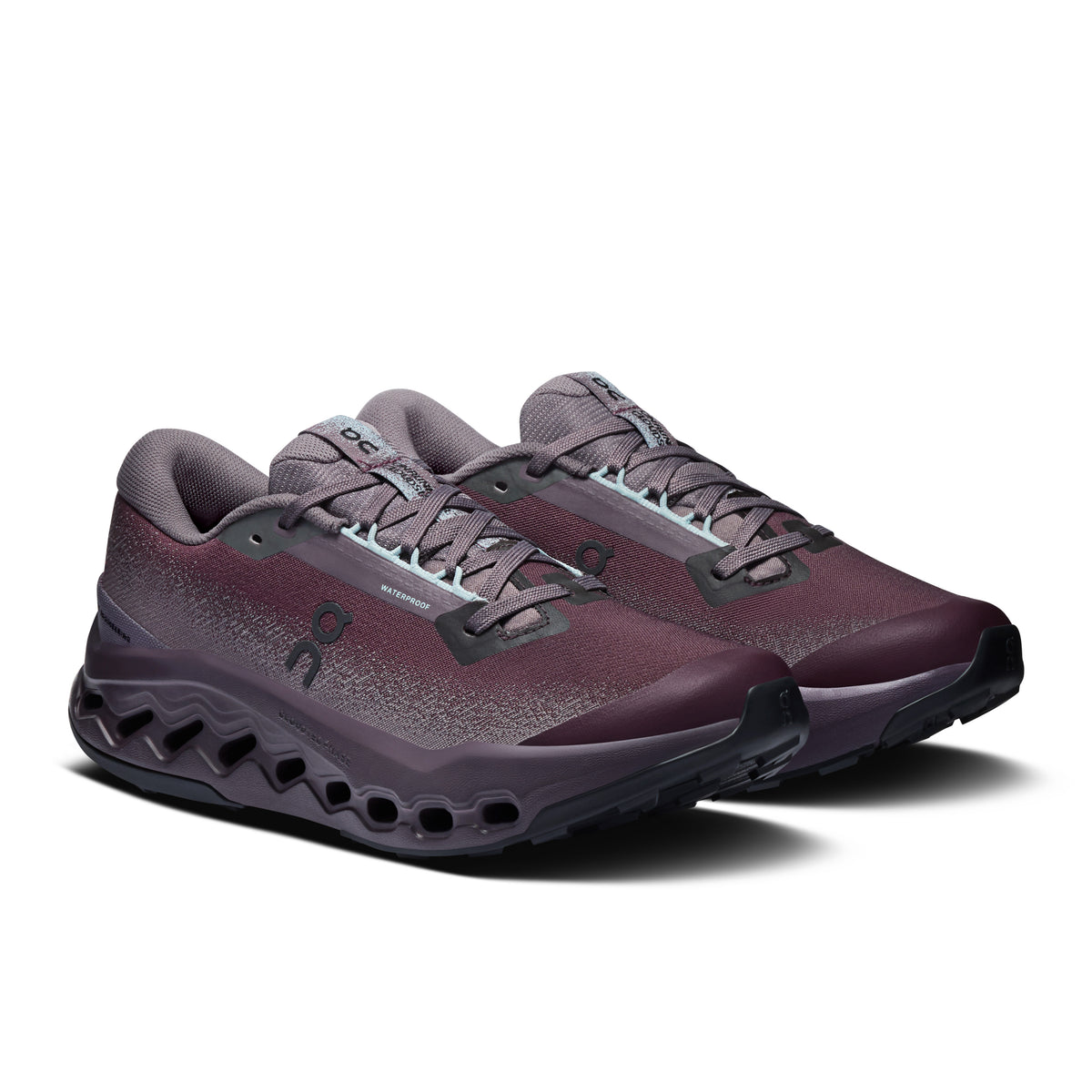 On Cloudsurfer Trail 2 Waterproof - Women's in Urchin / Pebble - view 6