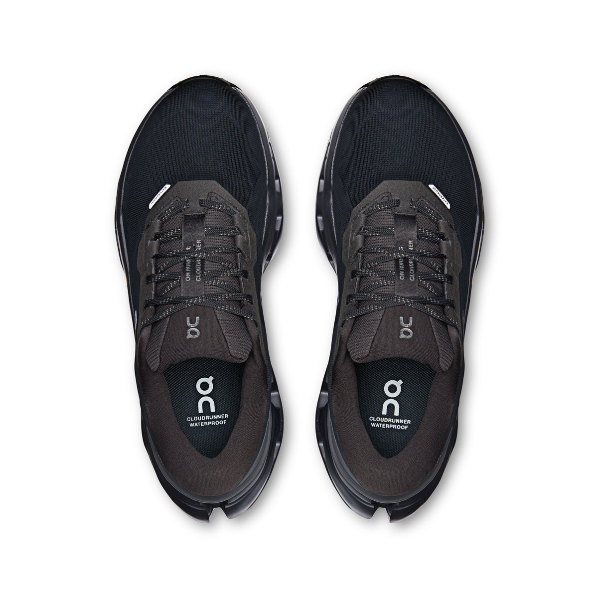On Cloudrunner 3 Waterproof - Women's in Black / Black - view 2