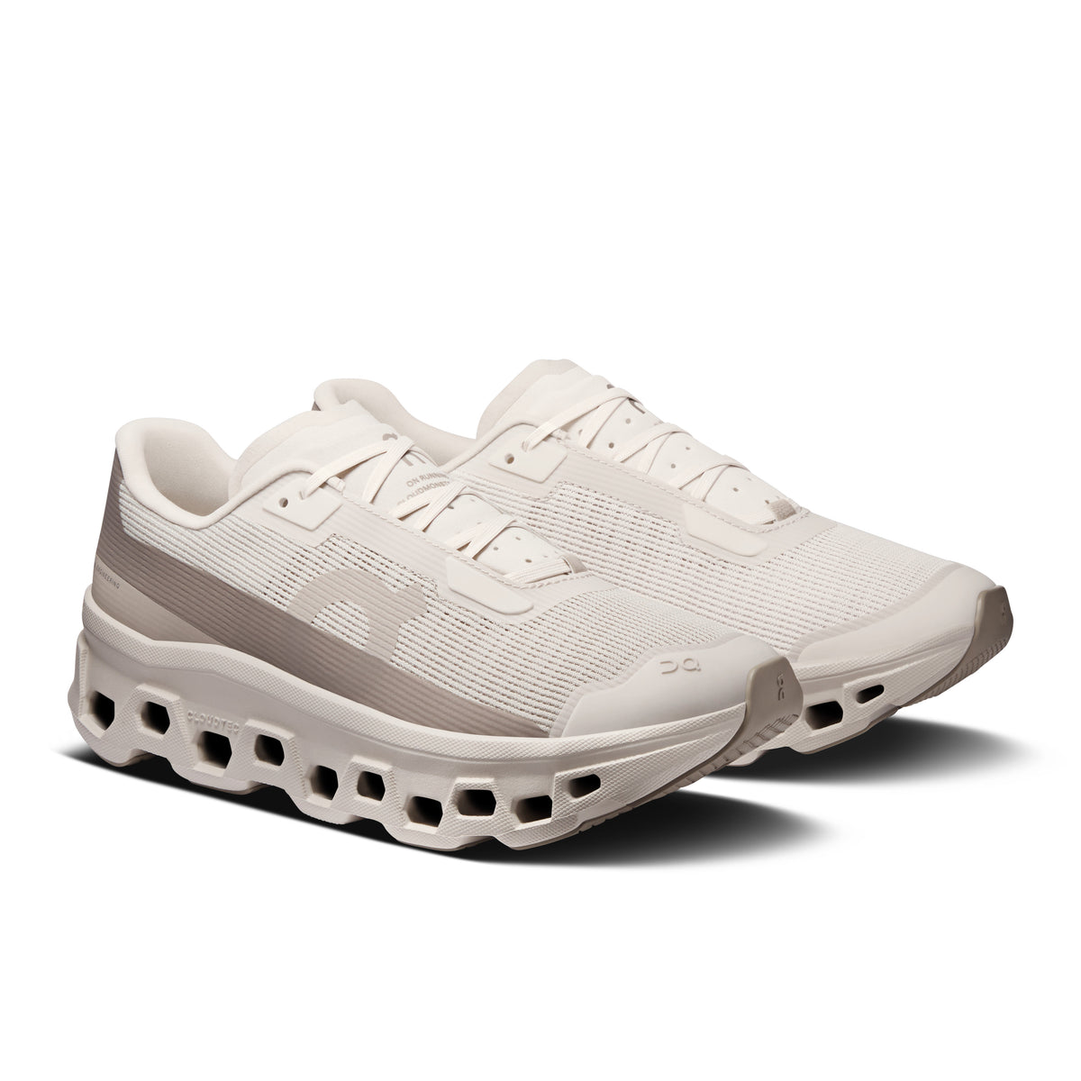 On Cloudmonster Void - Women's - Limited Edition Pearl / Desert in Pearl / Desert - view 6
