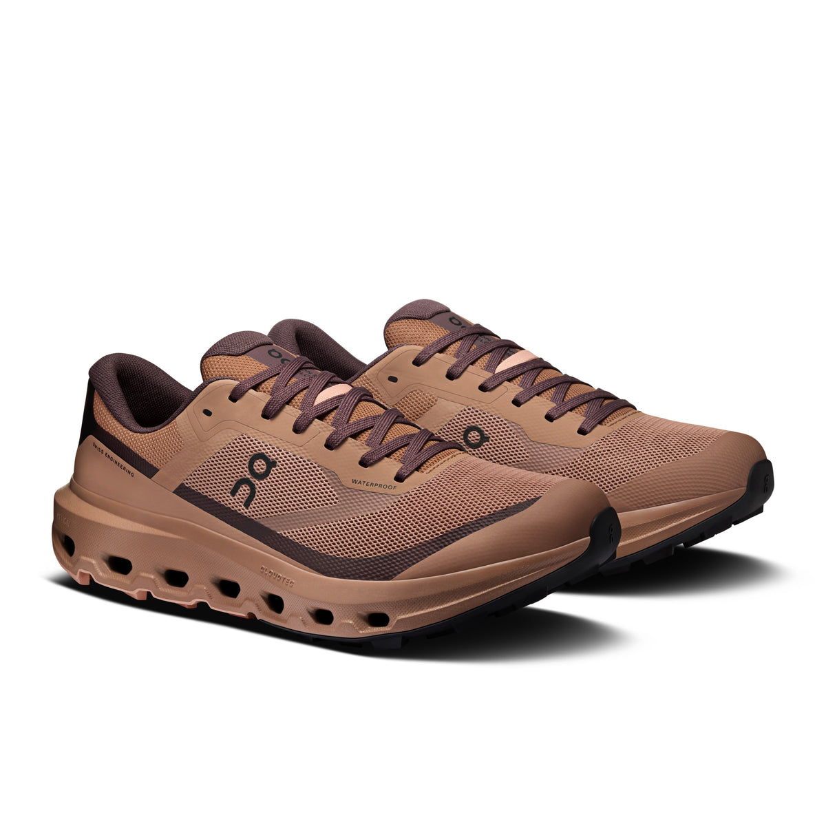 On Cloudvista 3 Waterproof - Men's in Portobello / Mulberry - view 6