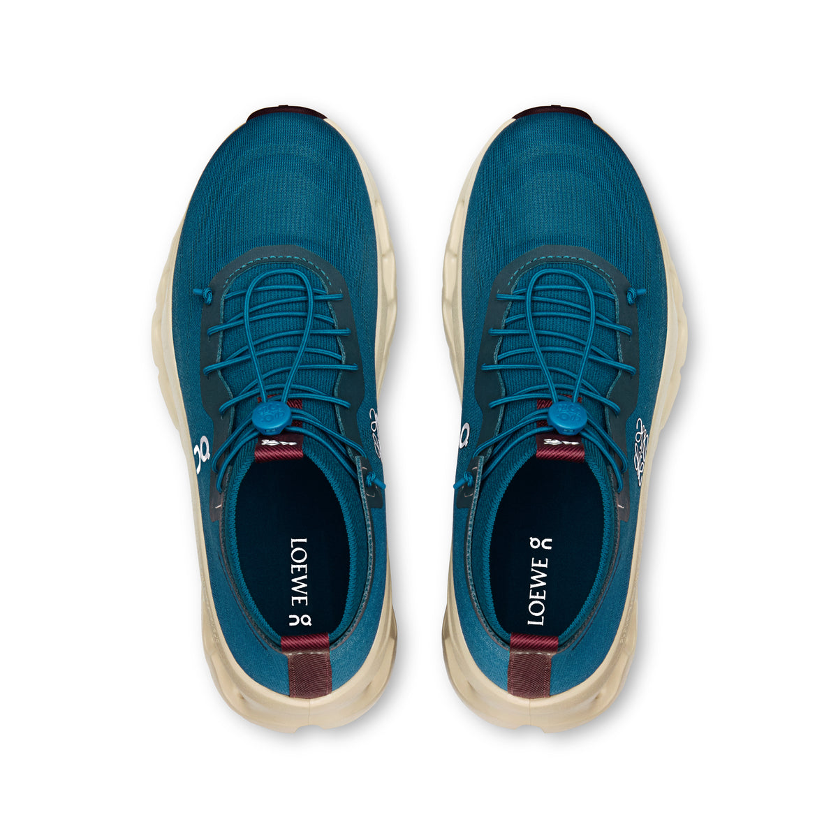 On Cloudtilt Hi LOEWE - Women's in Teal / Oatmeal / Burgundy - view 2