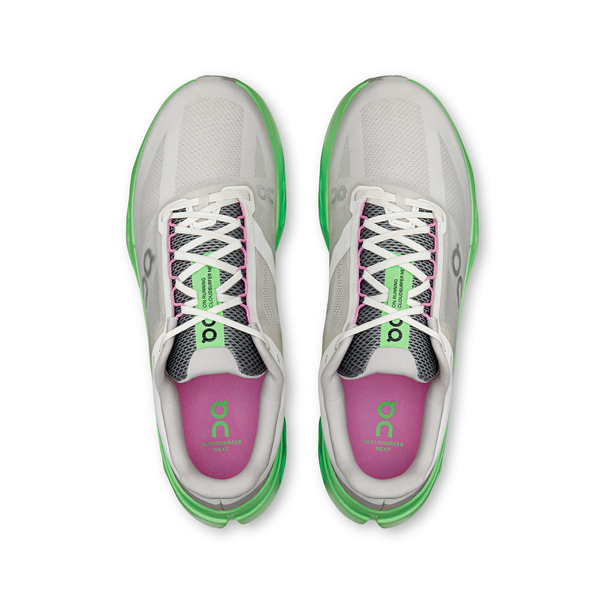 On Cloudsurfer Next - Men's in Wolf / Honeydew - view 2