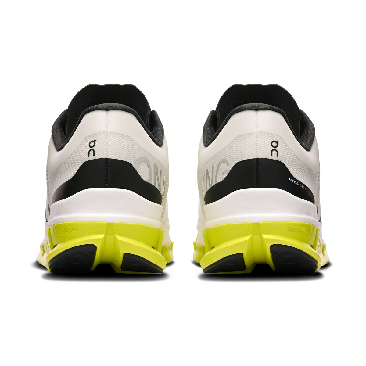 On Cloudflow 5 - Men's in White / Lime - view 5