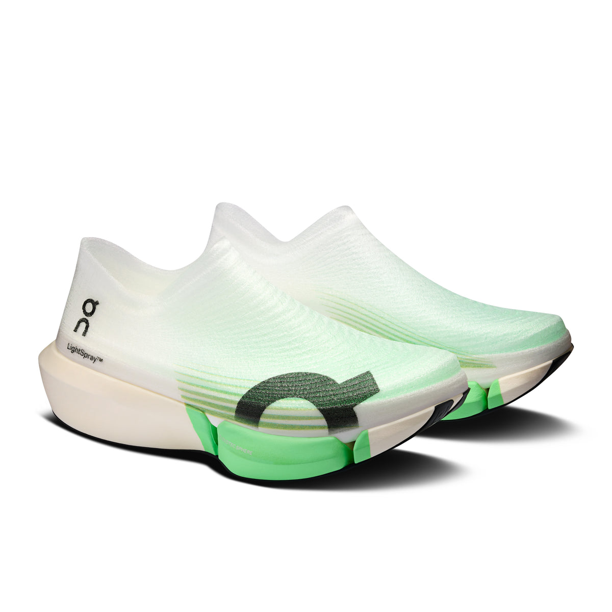 On LightSpray Cloudboom Strike 2 - Unisex in White / Verdite - view 6