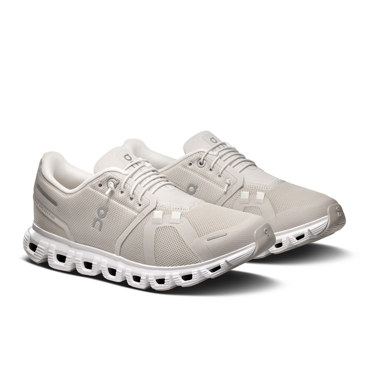 On Cloud 6 Wide - Women's in Pearl / White - view 6