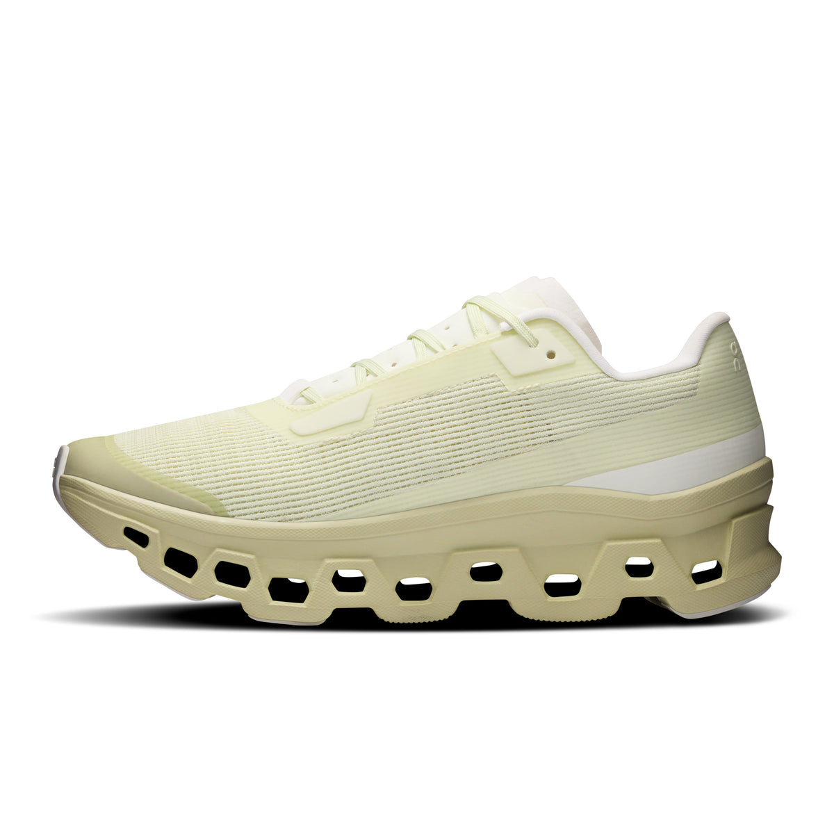 On Cloudmonster Void - Women's - Limited Edition Ivory / Doe in Seedling / Linen - view 4