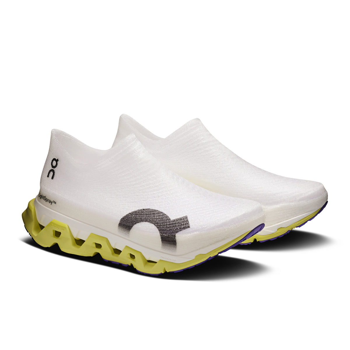 On LightSpray Cloudmonster 3 Hyper - Unisex in Limelight / Bloom - view 6