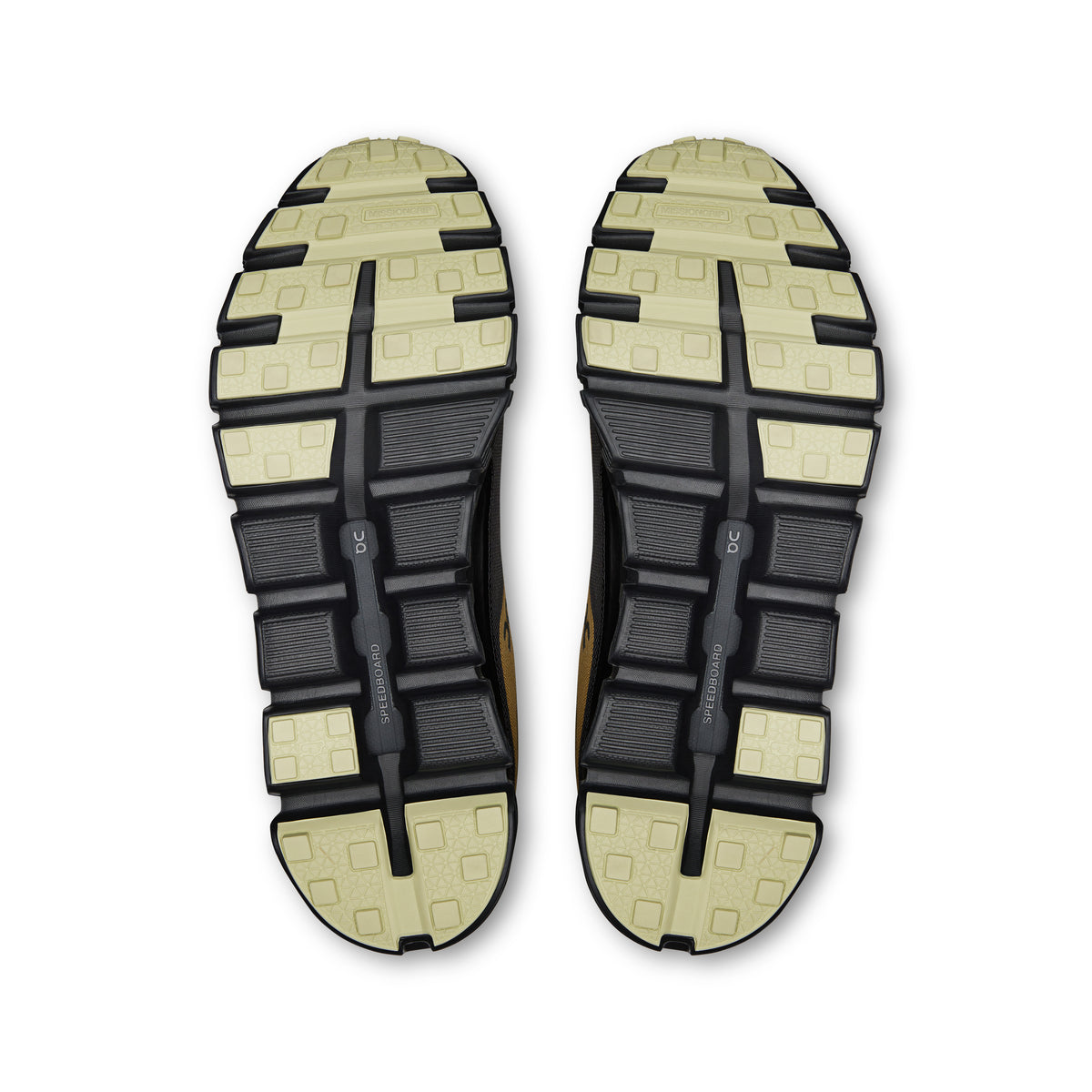 On Cloud 6 Geo Waterproof - Men's in Limelight / Safari - view 3