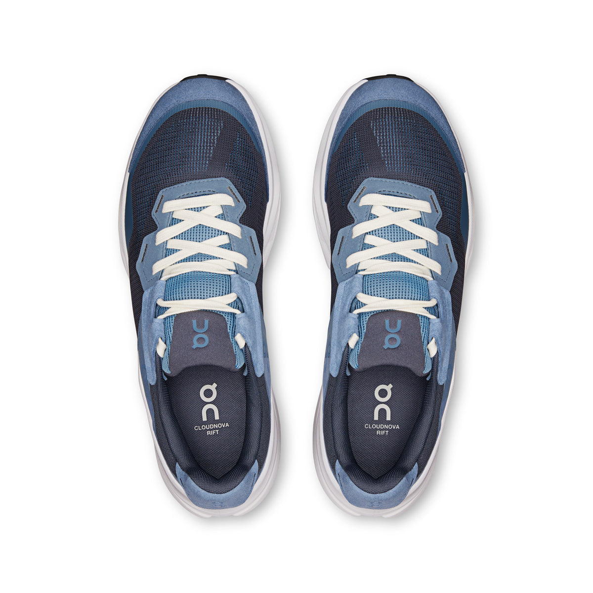 On Cloudnova Rift - Men's in Steel / Navy - view 2