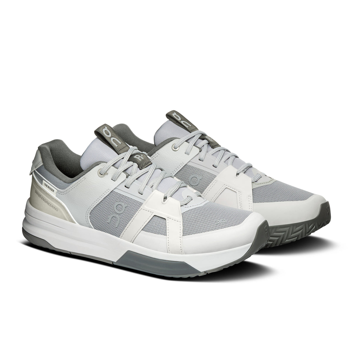 On THE ROGER Clubhouse Pro 2 Clay - Men's in Glacier / Frost - view 6