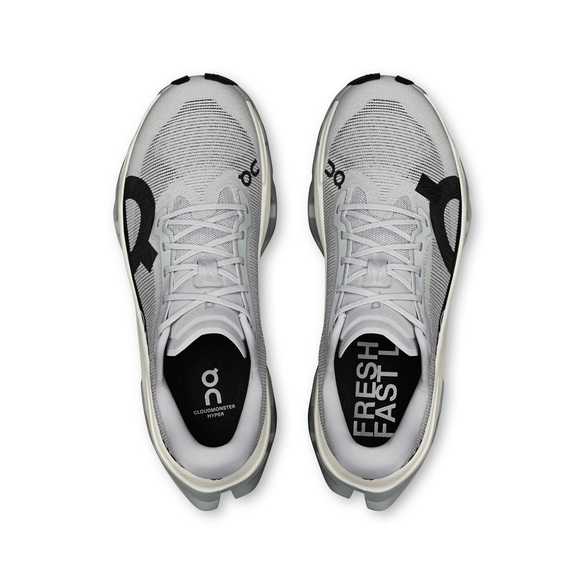 On Cloudmonster 3 Hyper - Women's in Glacier / Black - view 2