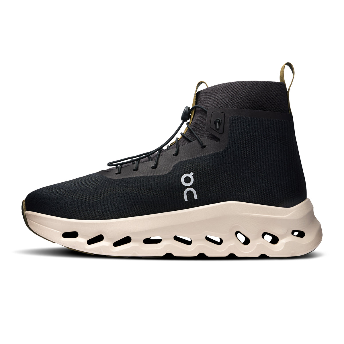 On Cloudtilt Hi LOEWE - Men's in Black / Oatmeal / Olive - view 4