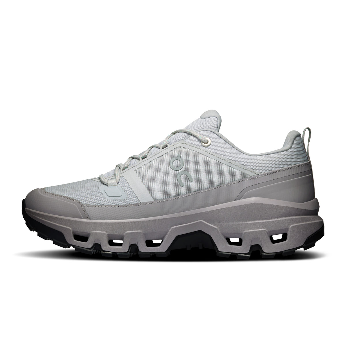 On Cloudrock Low Waterproof - Women's in Glacier / Ore - view 4