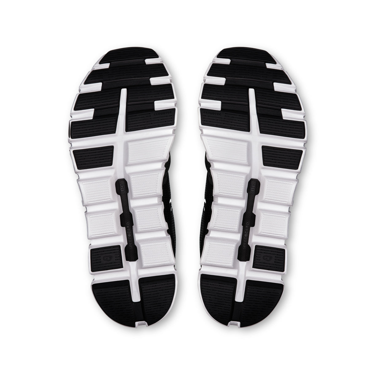 On Cloud 6 Wide - Women's in Black / White - view 3