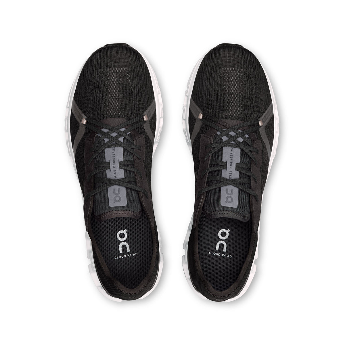 On Cloud X 4 AD - Men's in Black / Asphalt - view 2