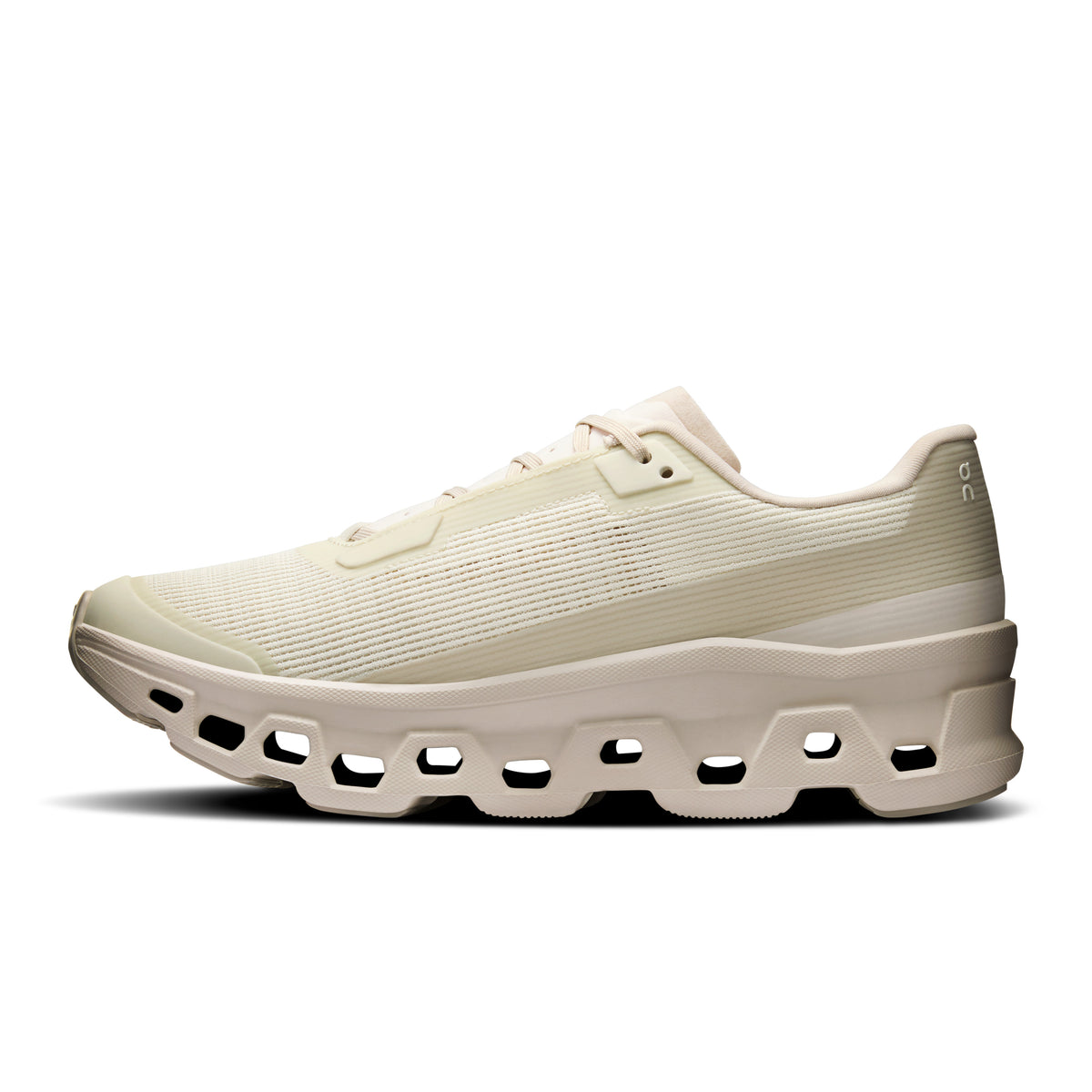 On Cloudmonster Void - Women's - Limited Edition Ivory / Doe in Ghost / Pearl - view 4