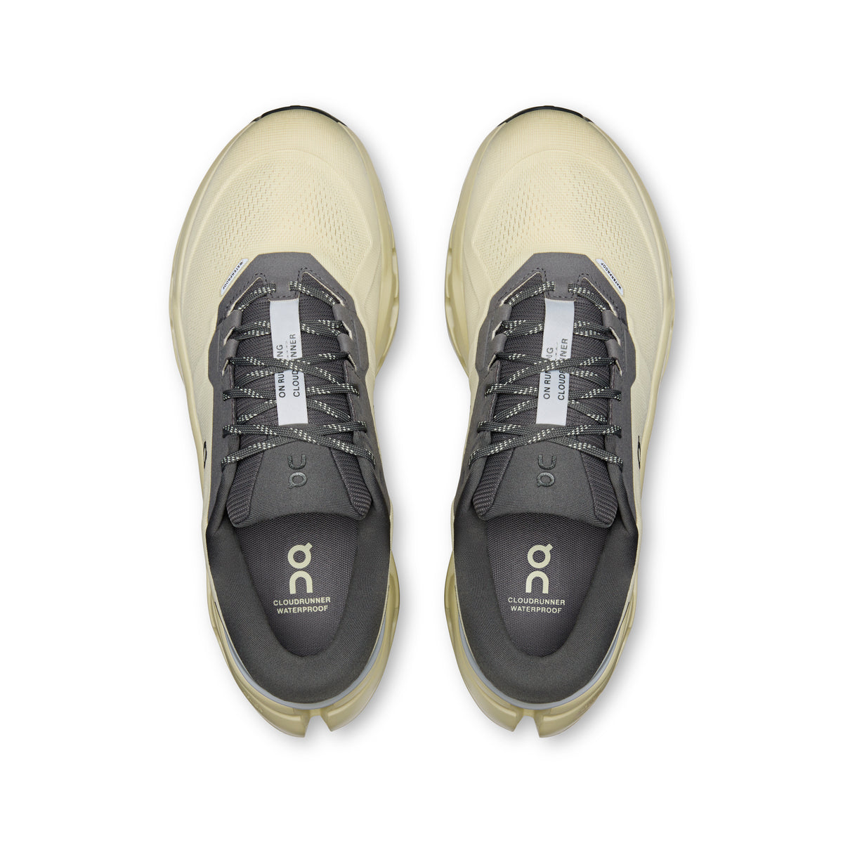 On Cloudrunner 3 Waterproof - Men's in Pollen / Haze - view 2