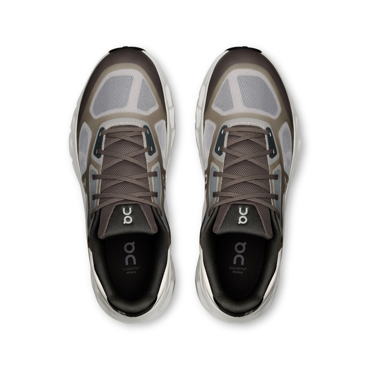 On Cloudtilt Remix - Men's in Ash / Espresso - view 2