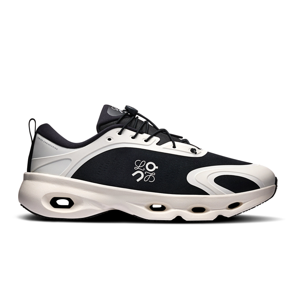 On Cloudsolo LOEWE - Men's in Black / Eggshell - primary view