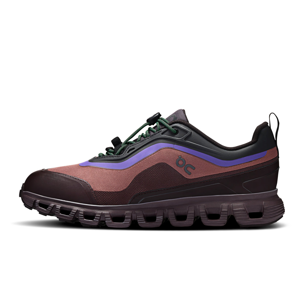 On Cloud 6 Geo Waterproof - Women's in Black / Tyrian - view 4