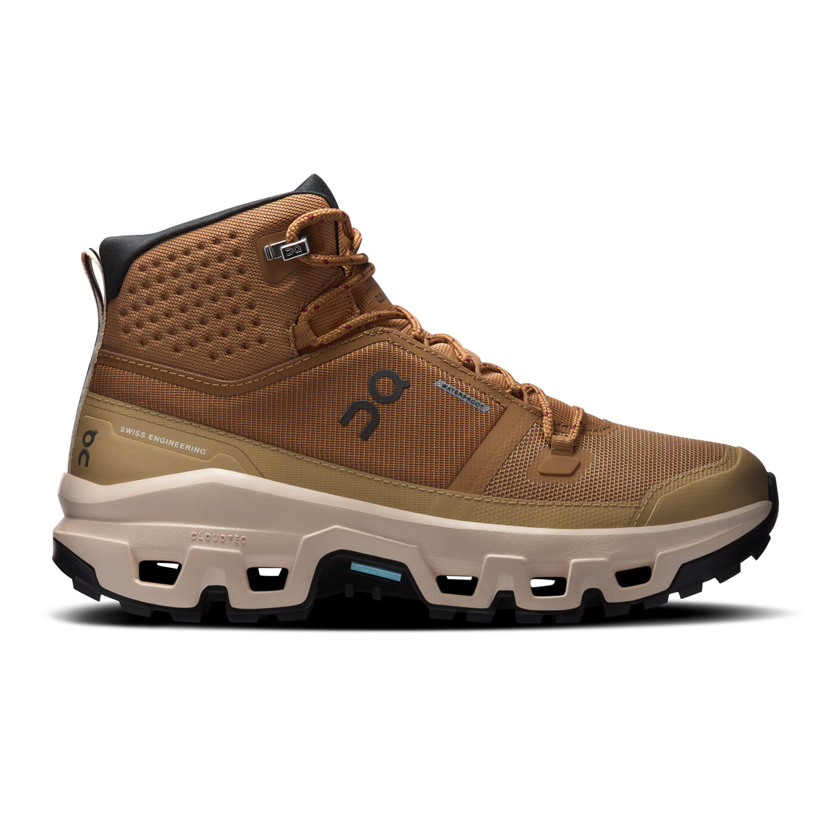 On Cloudrock Mid Waterproof - Women's in Sphinx / Sand - primary view