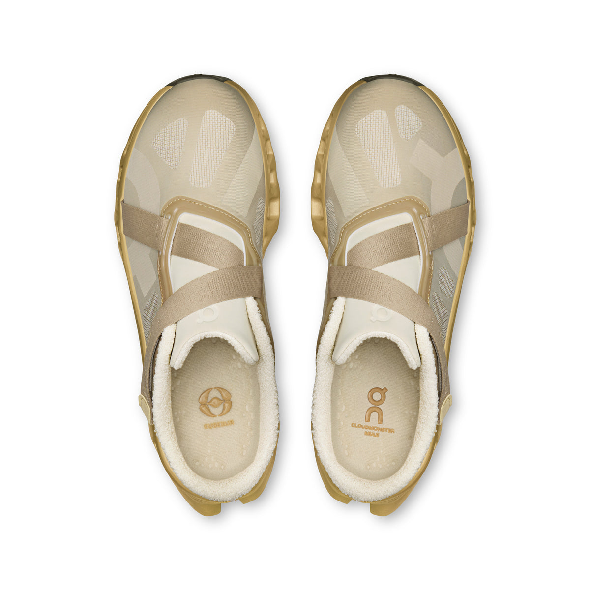 On Cloudmonster 3 Mule - Women's in Loess / Hare - view 2