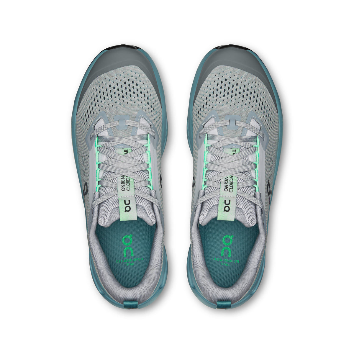 On Cloudsurfer Trail 2 - Men's in Platinum / Tide - view 2